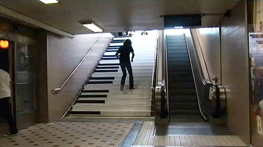 The Piano Stairs – Short Run Fun And Not A Nudge!